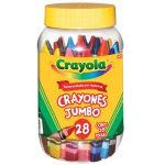 CRAYON EN BOTE JUMBO C28PZAS CRAYOLA