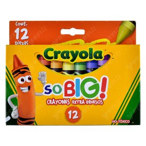 CRAYON JUMBO SOBIG C-12 CRAYOLA