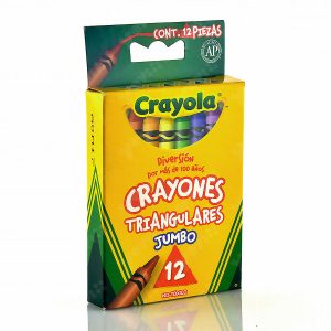 CRAYON JUMBO TRIANGULAR  C12PZAS CRAYOLA (C098)