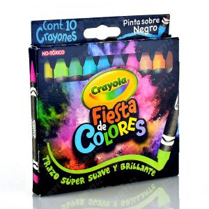 CRAYON FIESTA DE COLORES C10PZAS CRAYOLA (C098)