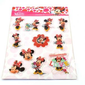 STICKER 3D MINNIE MOUSE DIPAK