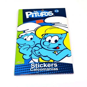 BLOCK CALCOMANIA PITUFOS DIPAK
