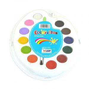 ACUARELA BLISTER C/12 PASTILLAS COLORCITO