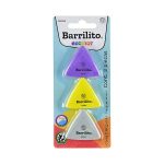 BORRADOR TRIANGULAR C4PZAS NEON GB04 BARRILITO (C047)