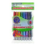 BLISTER DE CRAYONES GIRABLES CRY8 C8PZAS BARRILITO