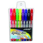 BOLIGRAFO DE GEL C/8 COLORES  APG-E8 AINK