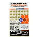 PLANILLA ETIQUETA (189) ESTRELLA ORO CHICA TRANSFER (B000)