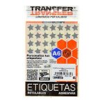PLANILLA ETIQUETA (189) ESTRELLA PLATA CHICA TRANSFER (B000)