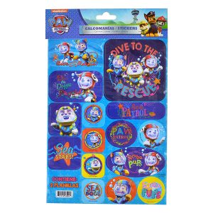 CALCOMANIA PAW PATROL PAQ/12 GRANMARK