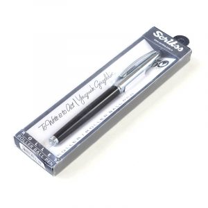 BOLIGRAFO 800 METROPOLIS BLACK CHROME SCRIKSS JISS