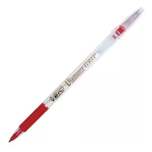 BOLIGRAFO DIAMANTE GRIP ROJO (B)