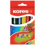 CAJA DE CRAYONES JUMBO TRIANGULAR C12PZAS KORES